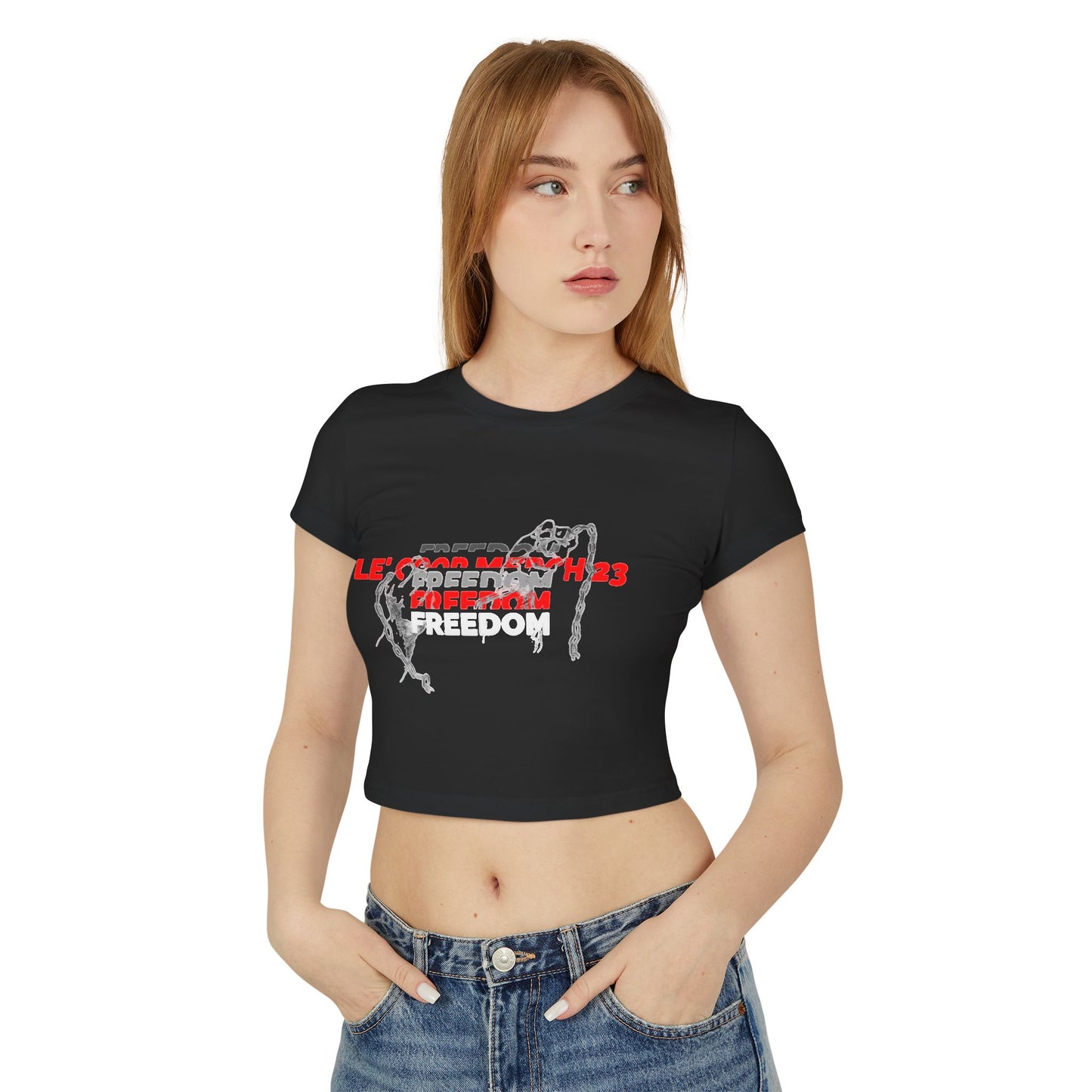 LCM23 Freedom Women's Baby Tee