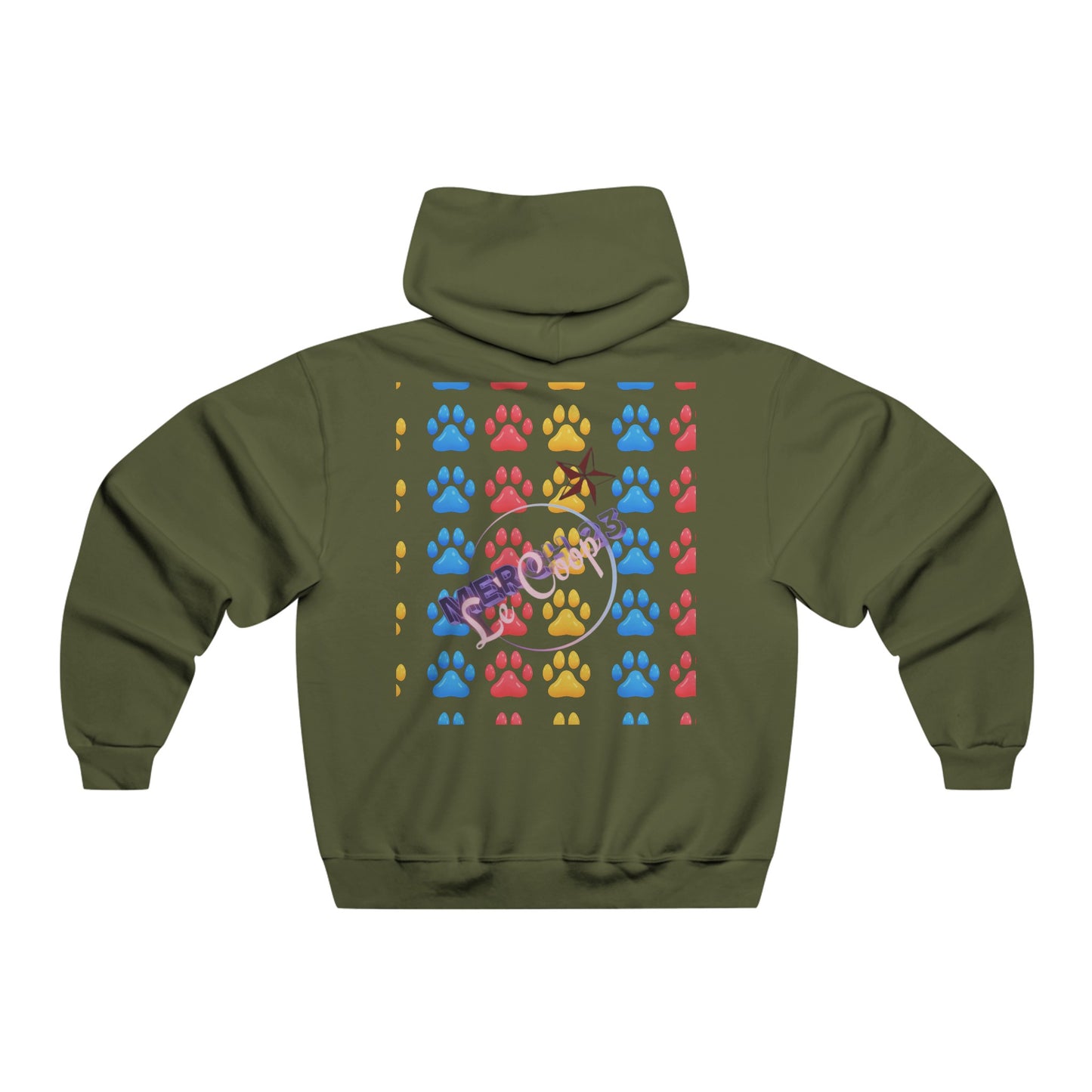 LCM23 For the Love of Dog's Men's NUBLEND® Hooded Sweatshirt