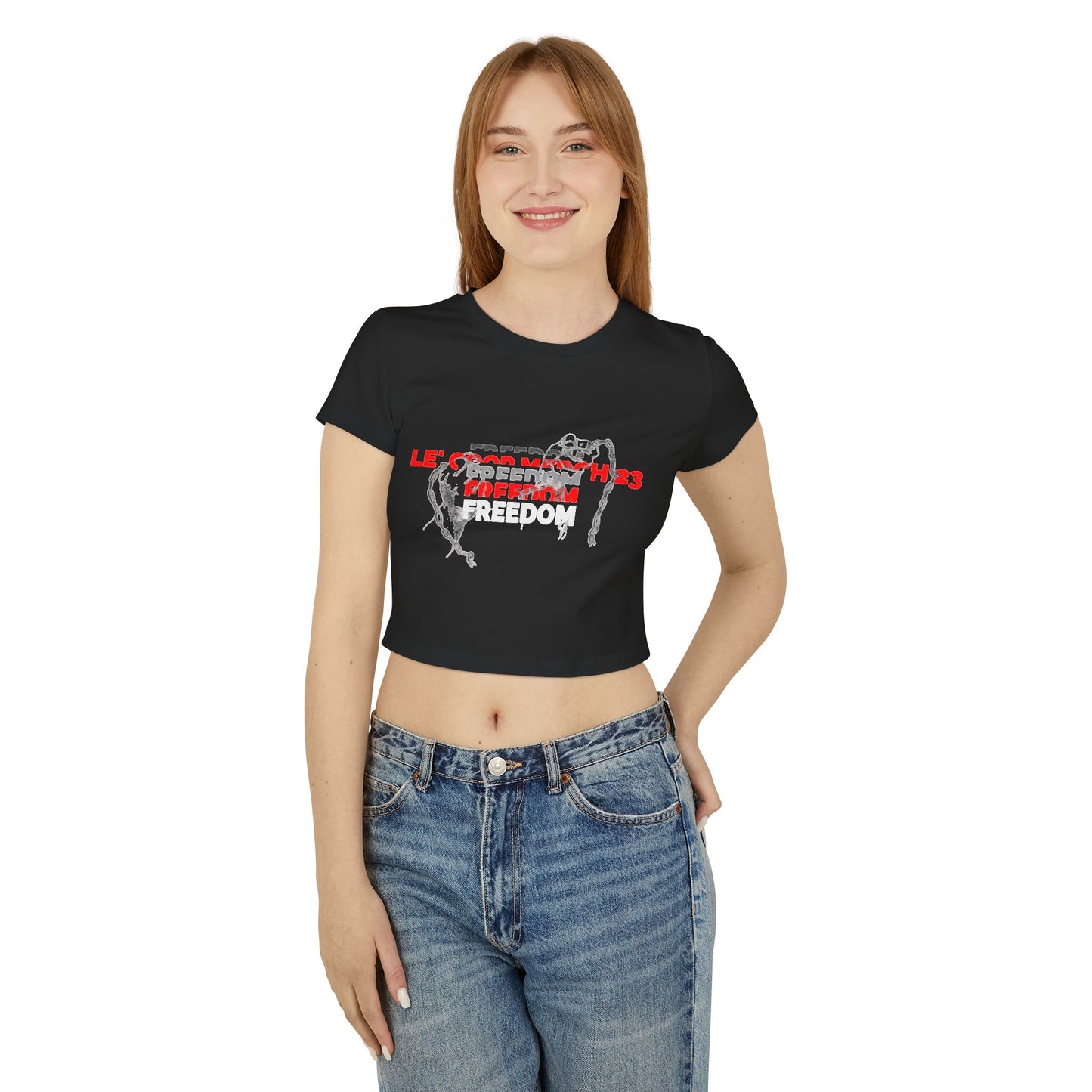 LCM23 Freedom Women's Baby Tee