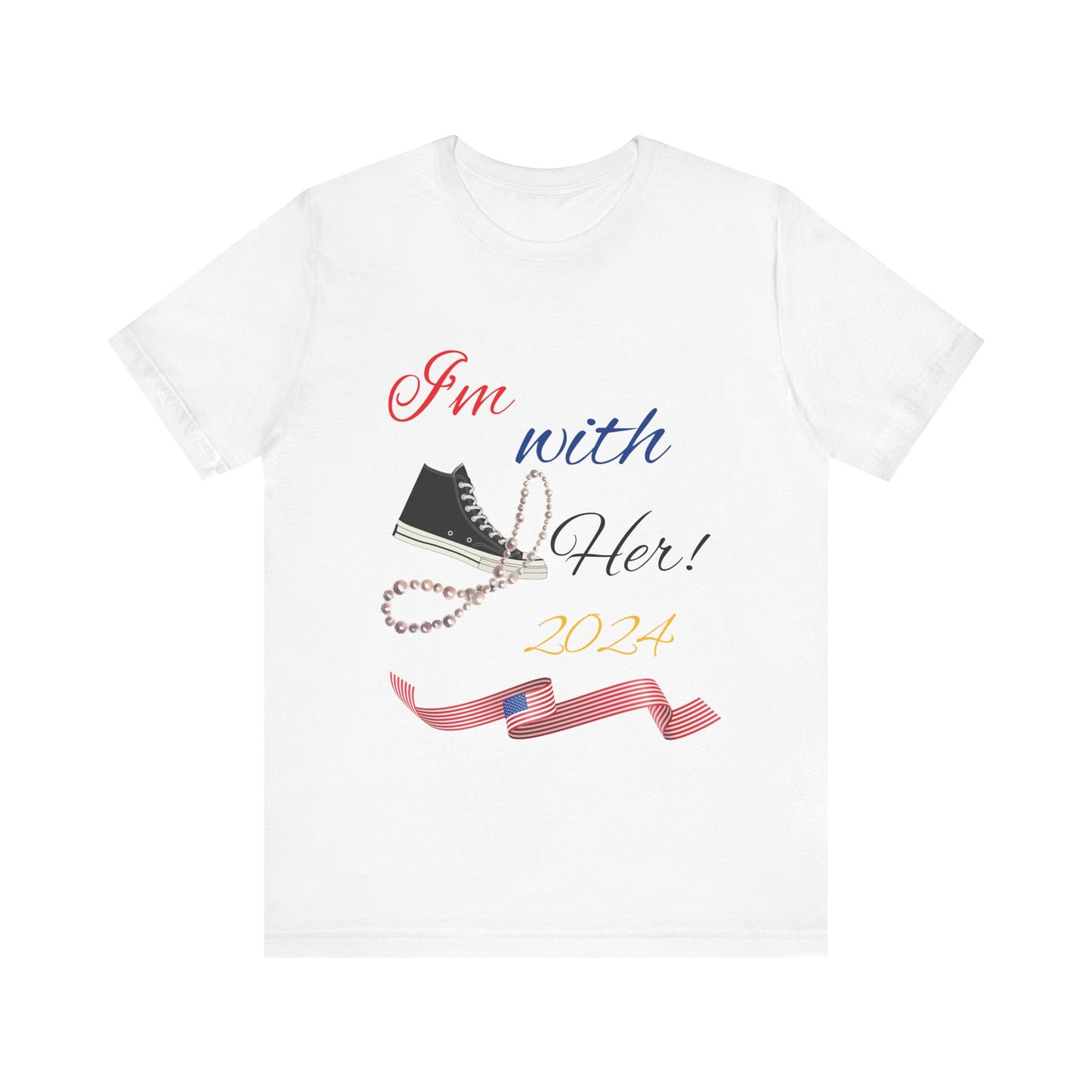LCM23 I'm With Her/Harris/Walz Unisex Jersey Short Sleeve Tee