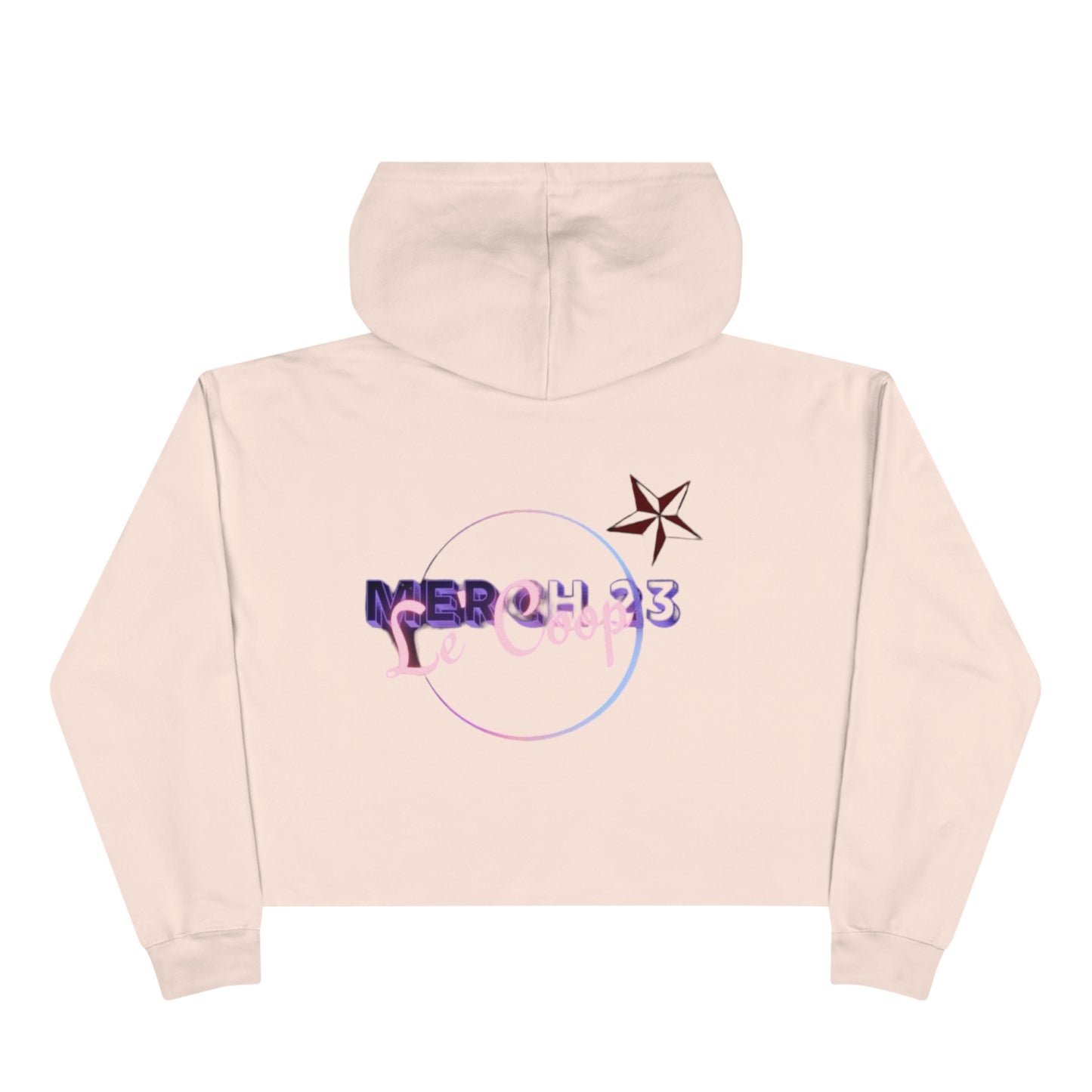Le' Coop Merch 23 Butt/Heart Crop Hoodie