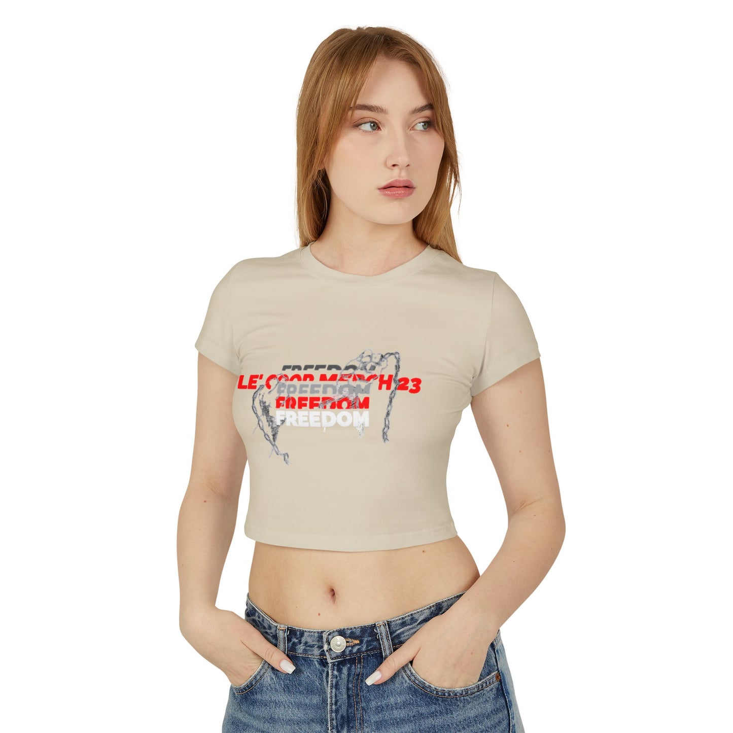 LCM23 Freedom Women's Baby Tee