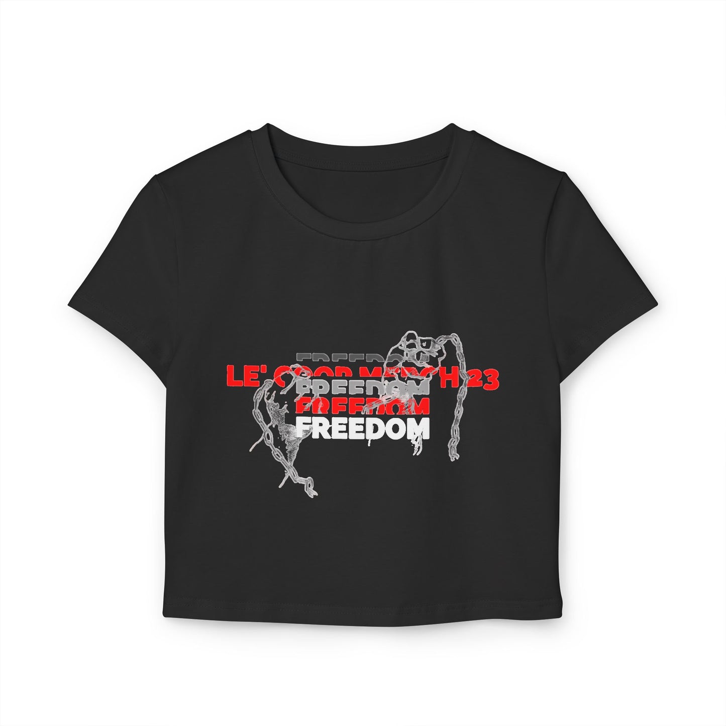 LCM23 Freedom Women's Baby Tee