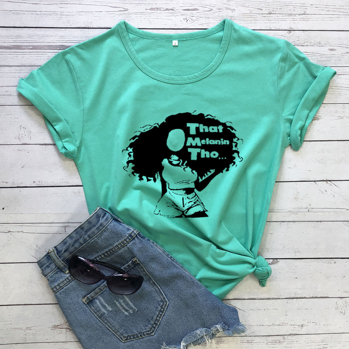 Fashion Simple Letter Short Sleeve