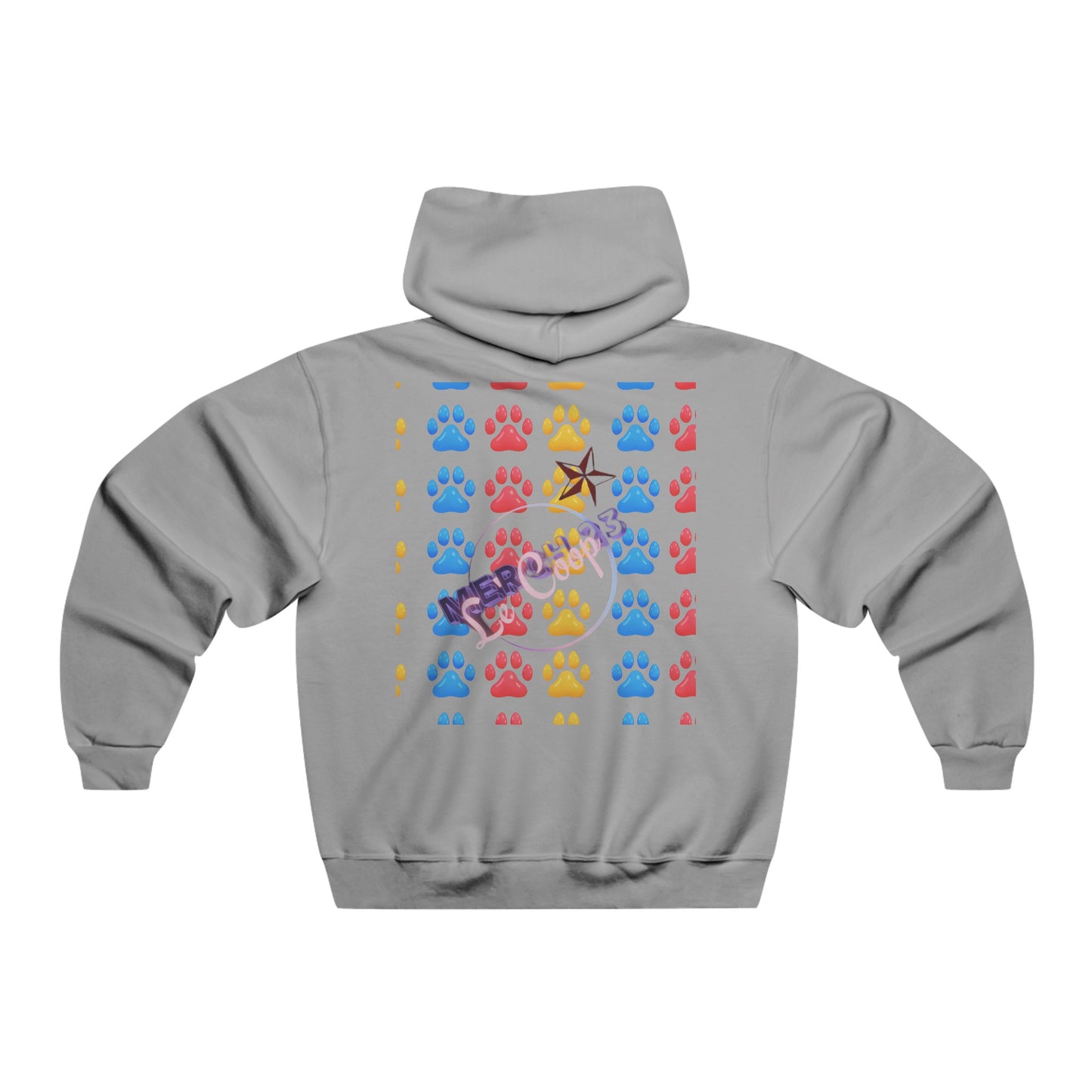 LCM23 For the Love of Dog's Men's NUBLEND® Hooded Sweatshirt
