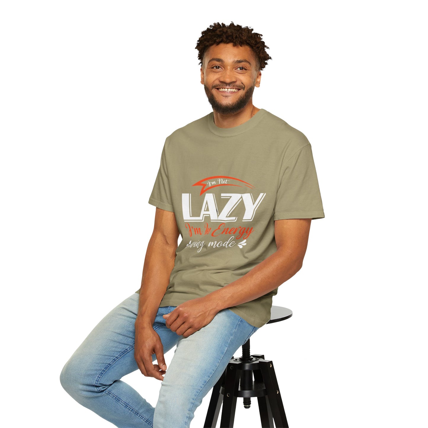 LCM23 "I'm Not Lazy..." Unisex Garment-Dyed T-shirt