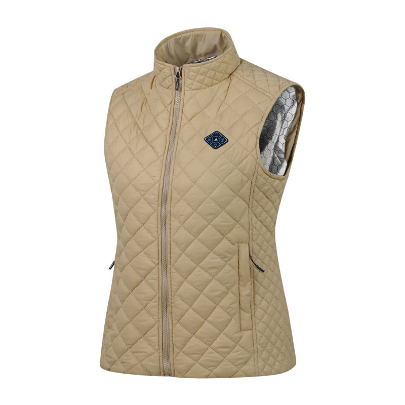 Heating vest USB intelligent charging DC port constant temperature warm vest electric heating clip