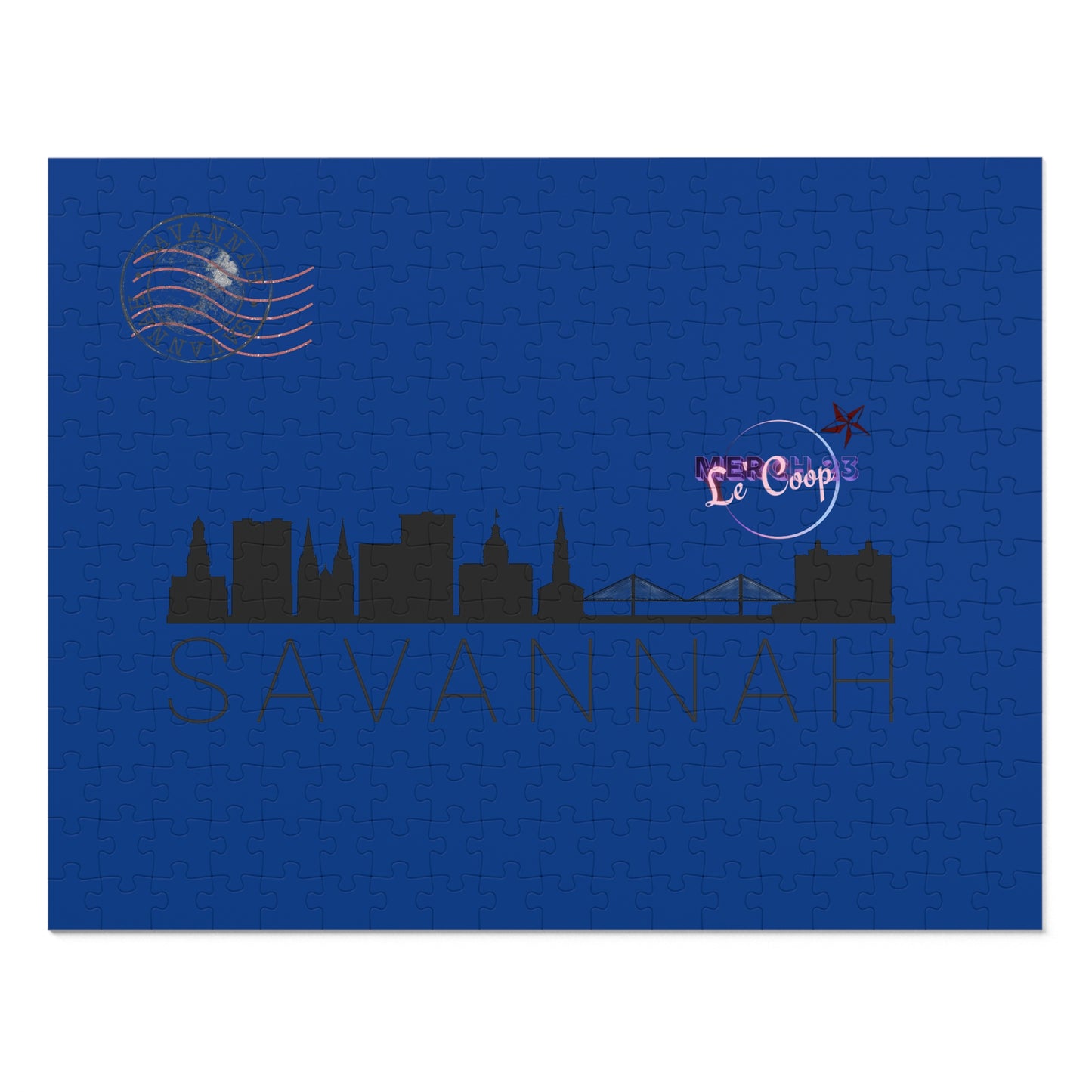 LCM23 Savannah, Ga Jigsaw Puzzle with Tin