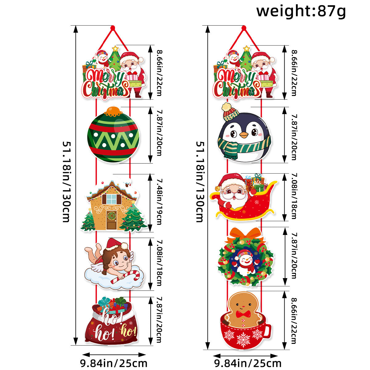 Christmas Door Hanging Decorations