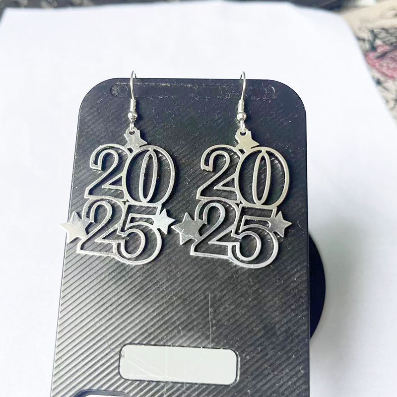 Boho style 2025 design new year earrings
