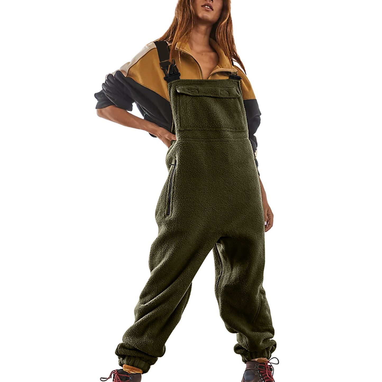Women Polar Fleece Workwear Jumpsuit