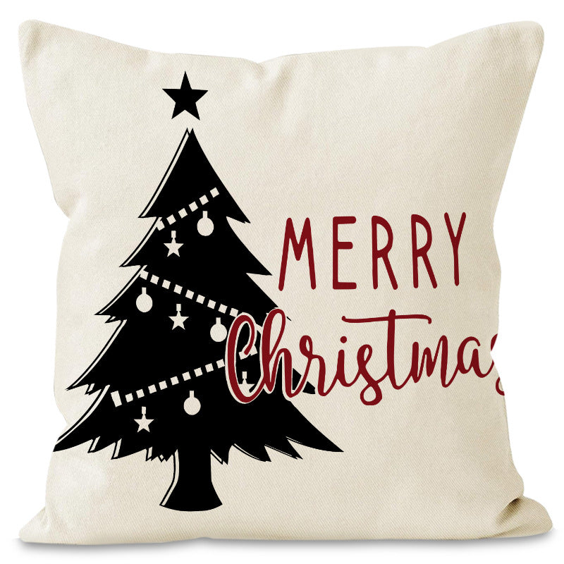 Christmas tree sofa decoration pillowcase