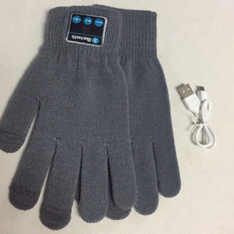 Winter Wireless Bluetooth Gloves Built-In Touch Screen Stereo Speakers