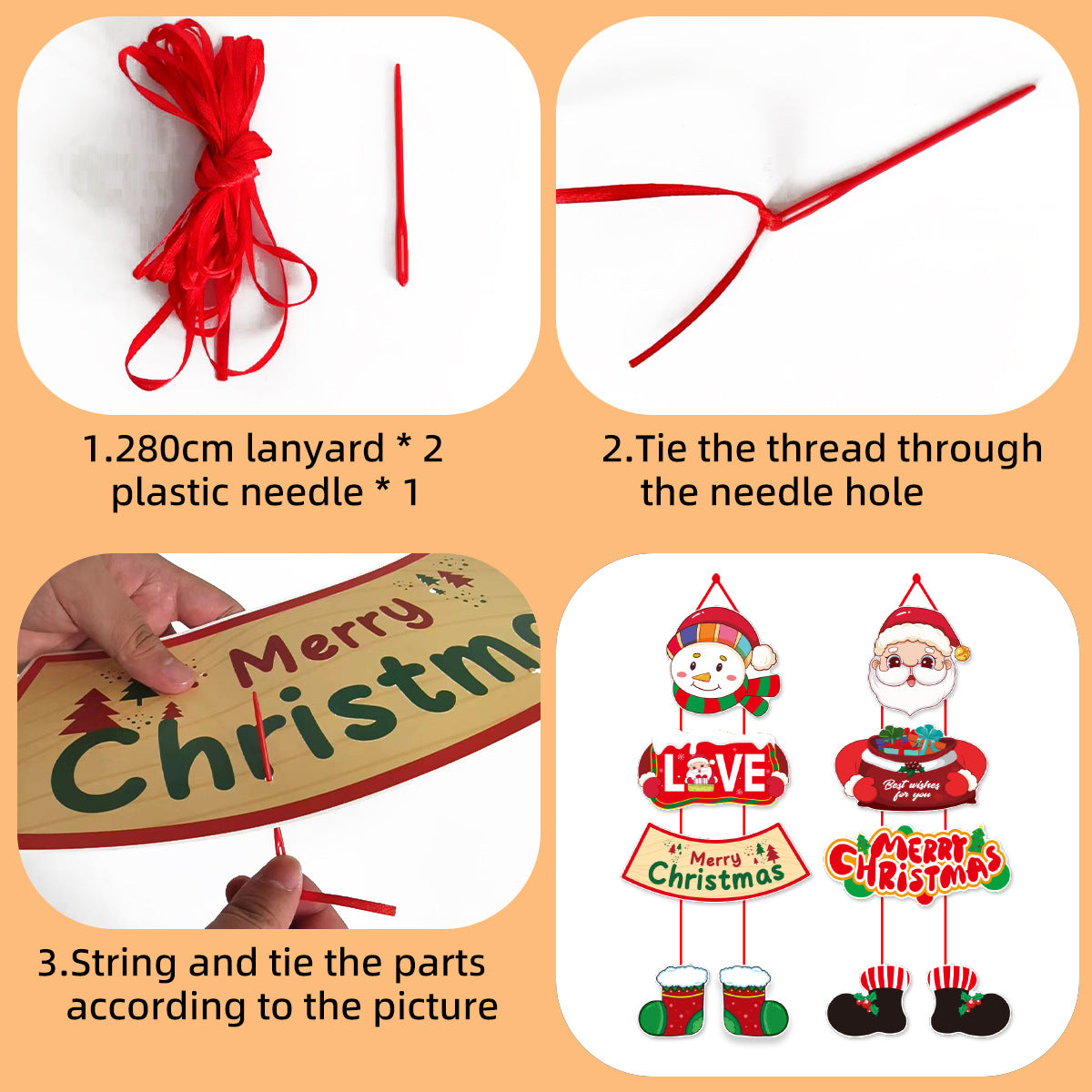 Christmas Door Hanging Decorations