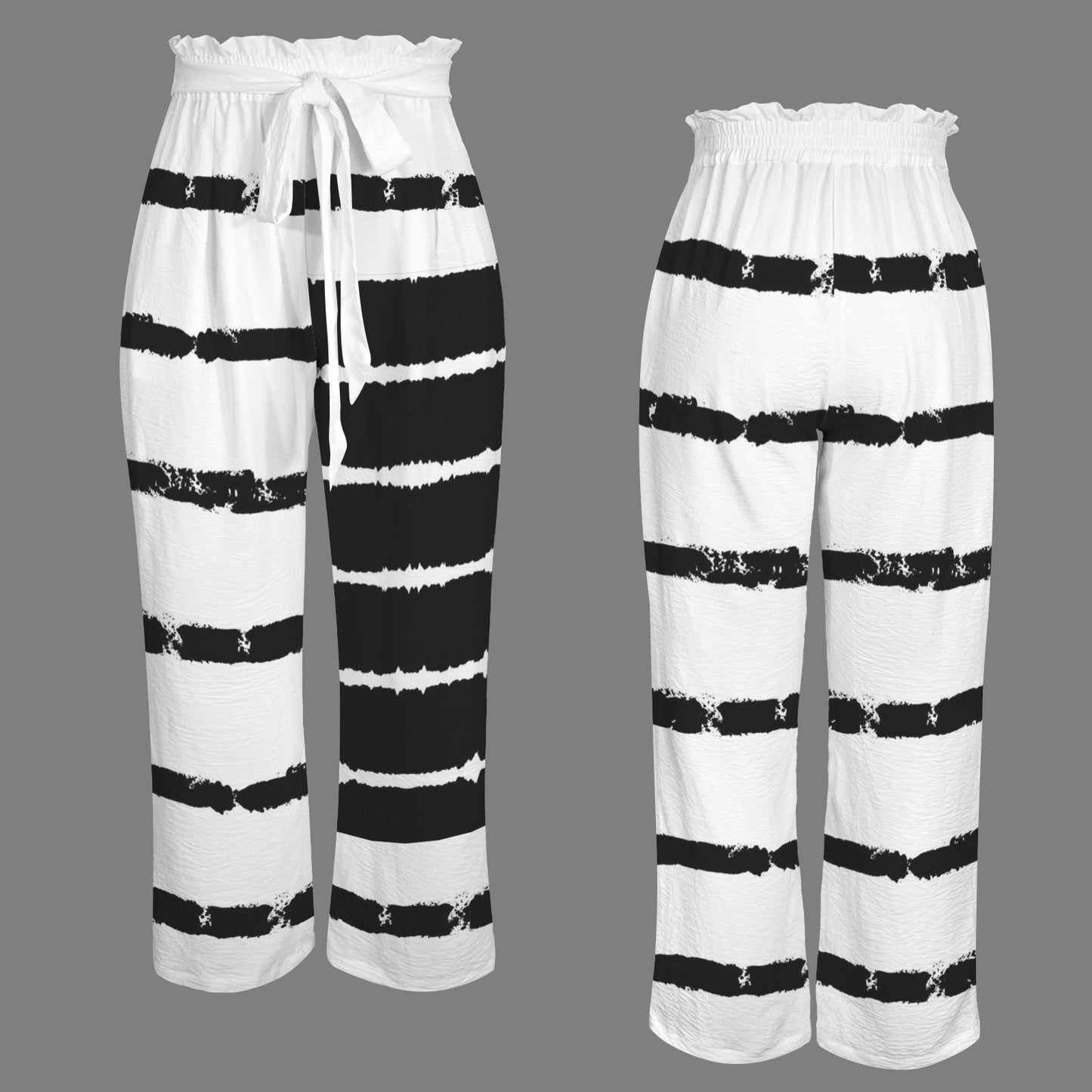 LCM23 Strappy High Waist Pocket Wide Leg Pants