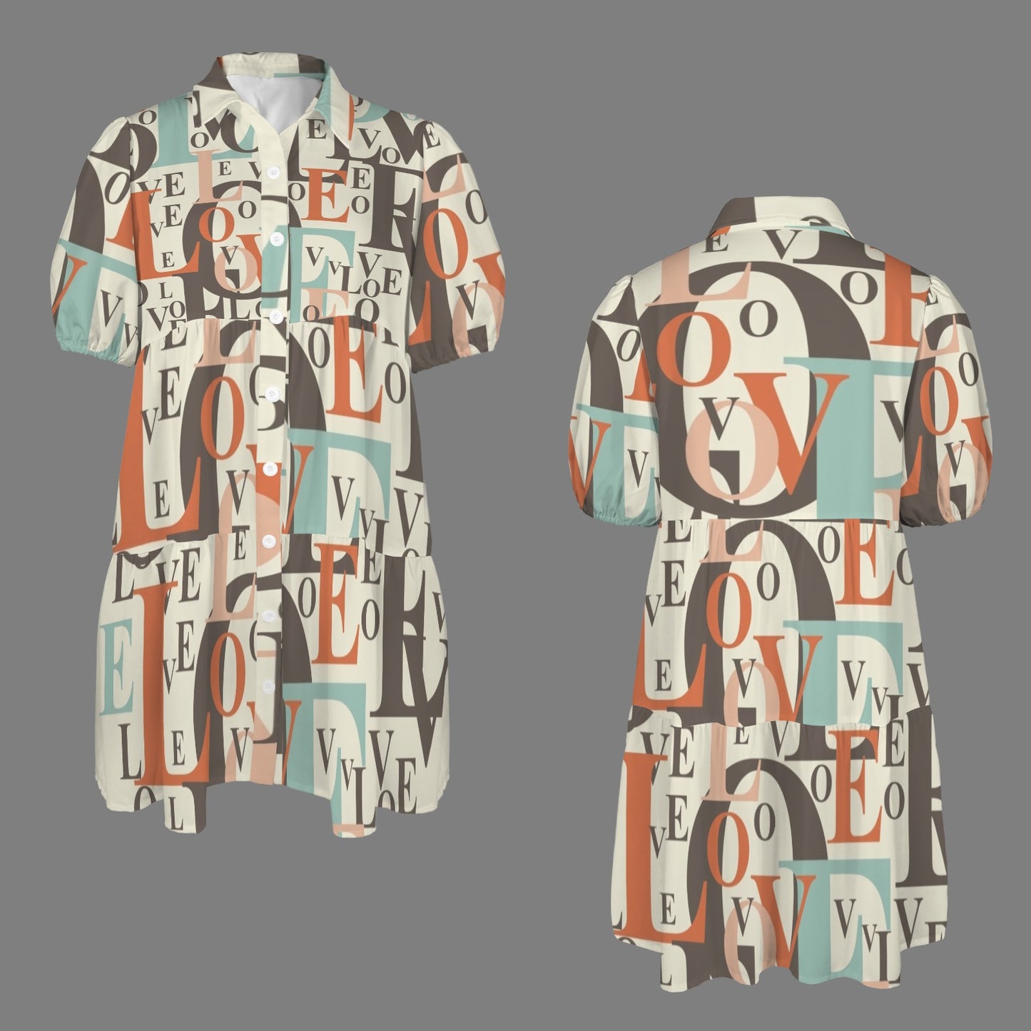 LCM23 All Love Women's V Neck Long Sleeve Drawstring Pocket Pullover Hoodies/Dress