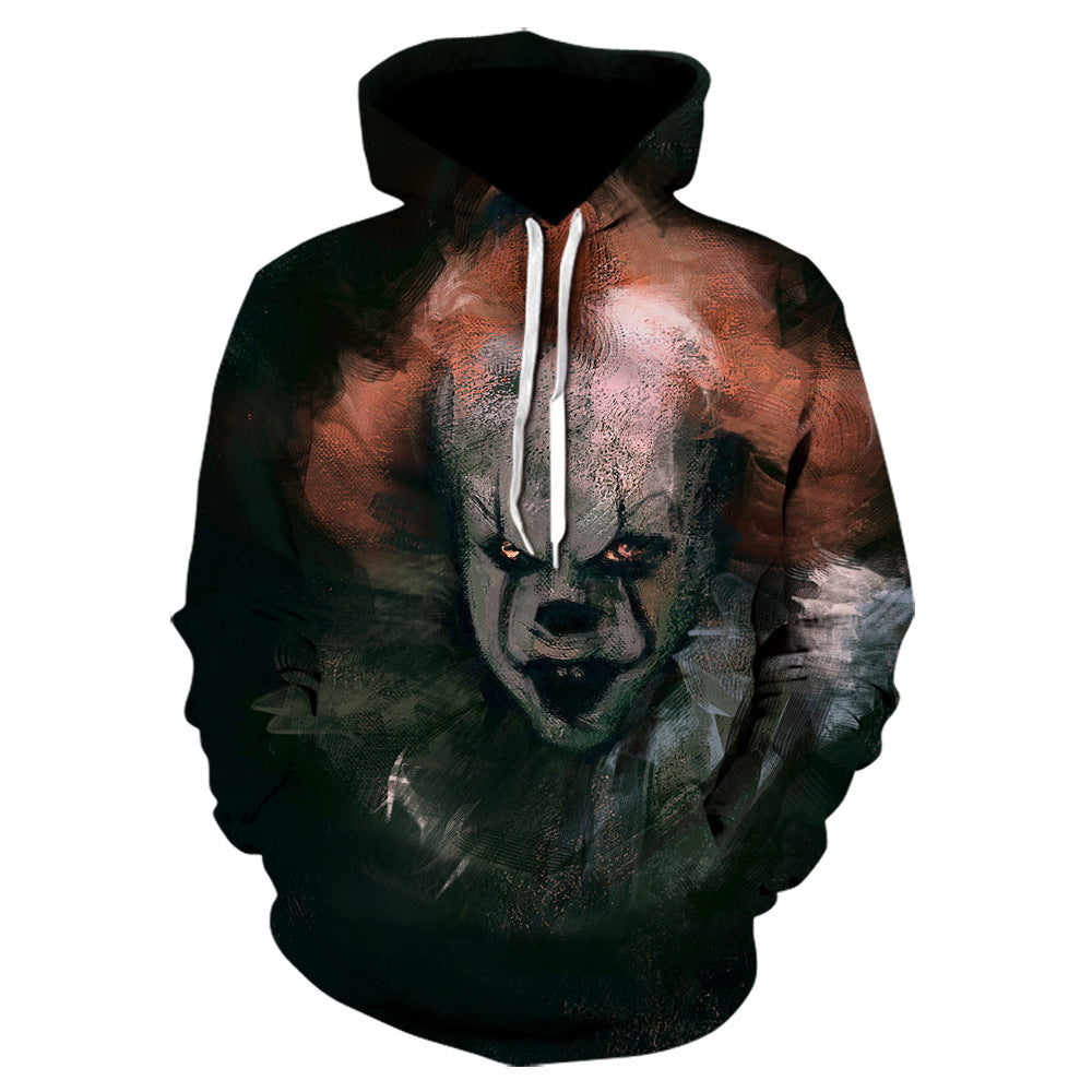 Men's 3D Digital Printing Stephen King's It 2 Men's Hoodie Sweater
