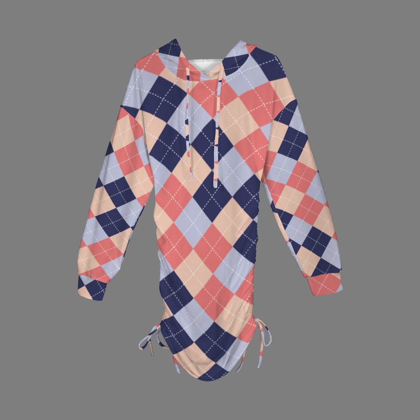 Plaid Hooded Dress