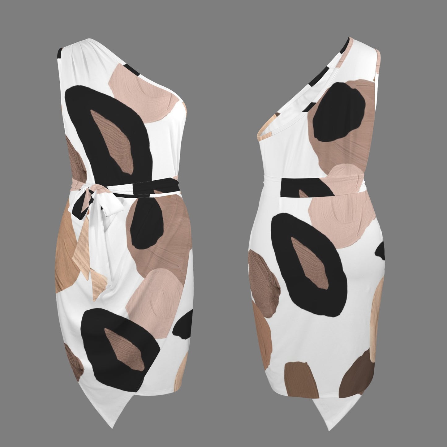 Pattern Bodycon Dress