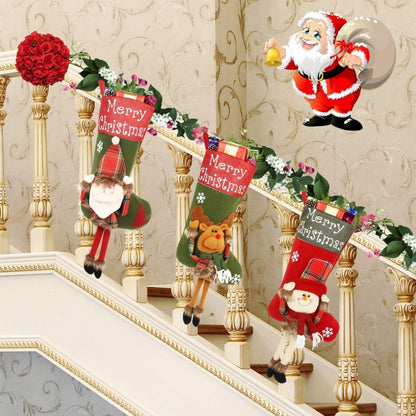 Xmas Big Stockings Set Decorations