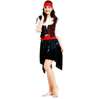 Couples Pirate Cosplay Halloween Costumes