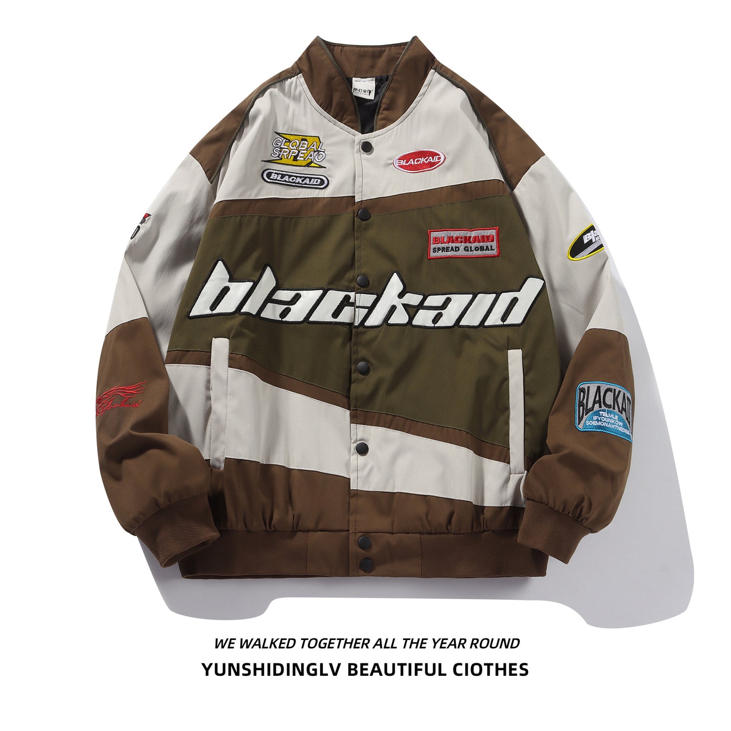 Detachable motorcycle/baseball jacket