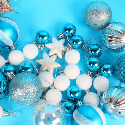 Christmas tree painted ball  holiday decoration