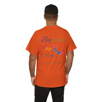 Big Brother  For my family in Honor of Maria Pollock Unisex Heavy Cotton Tee(back customizable for name)