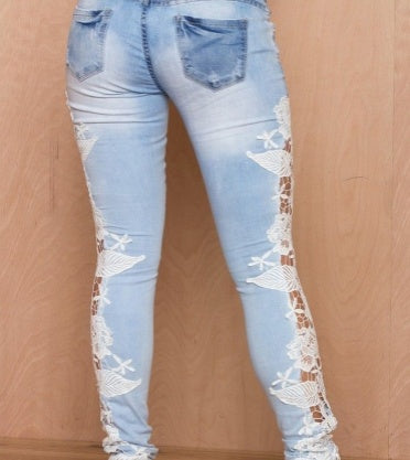 Women's Lace jeans