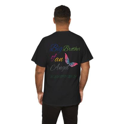 Big Brother  For my family in Honor of Maria Pollock Unisex Heavy Cotton Tee(back customizable for name)