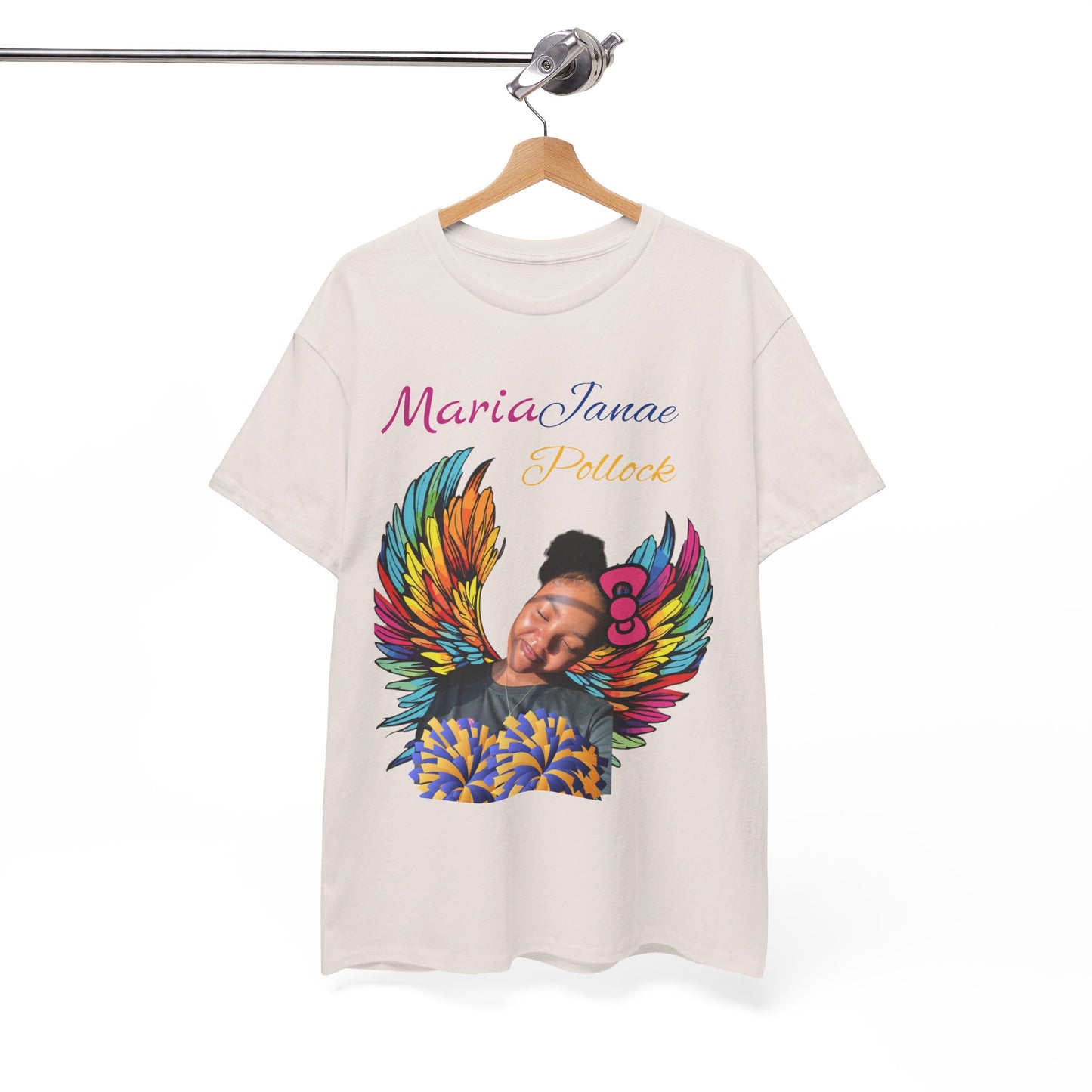 Big Brother  For my family in Honor of Maria Pollock Unisex Heavy Cotton Tee(back customizable for name)