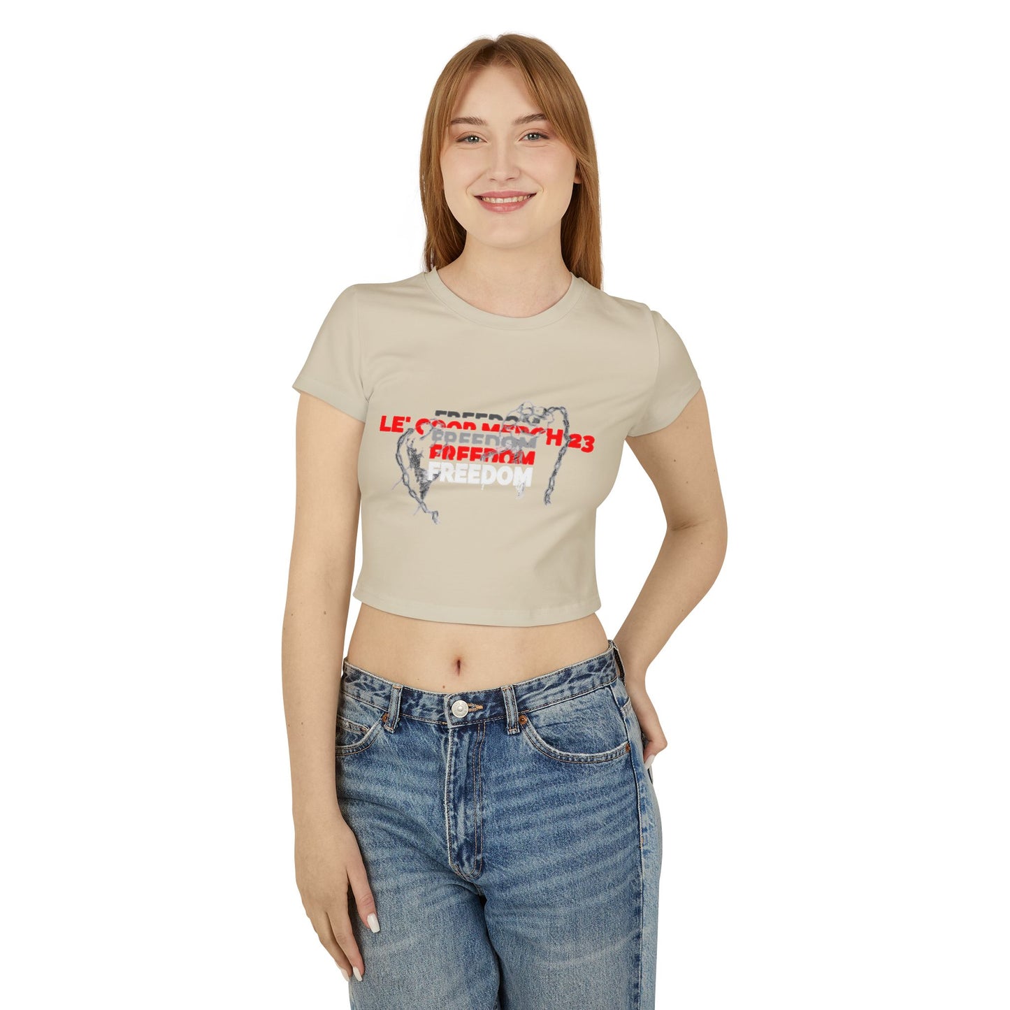 LCM23 Freedom Women's Baby Tee
