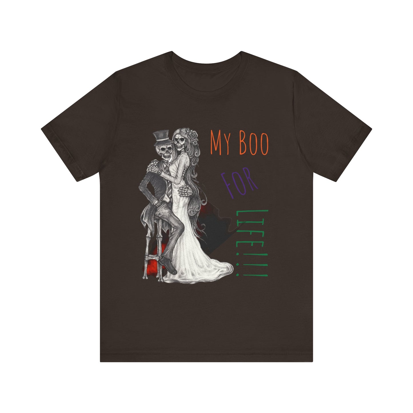 LCM23 My Boo For Life Halloween Unisex Jersey Short Sleeve Tee