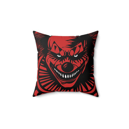 LCM23 Scary Halloween Spun Polyester Square Pillow