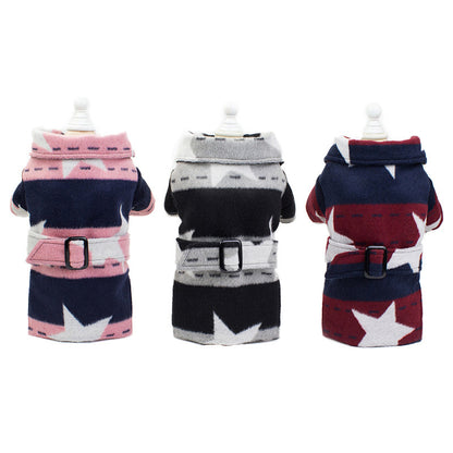 Pet five-pointed star clothes