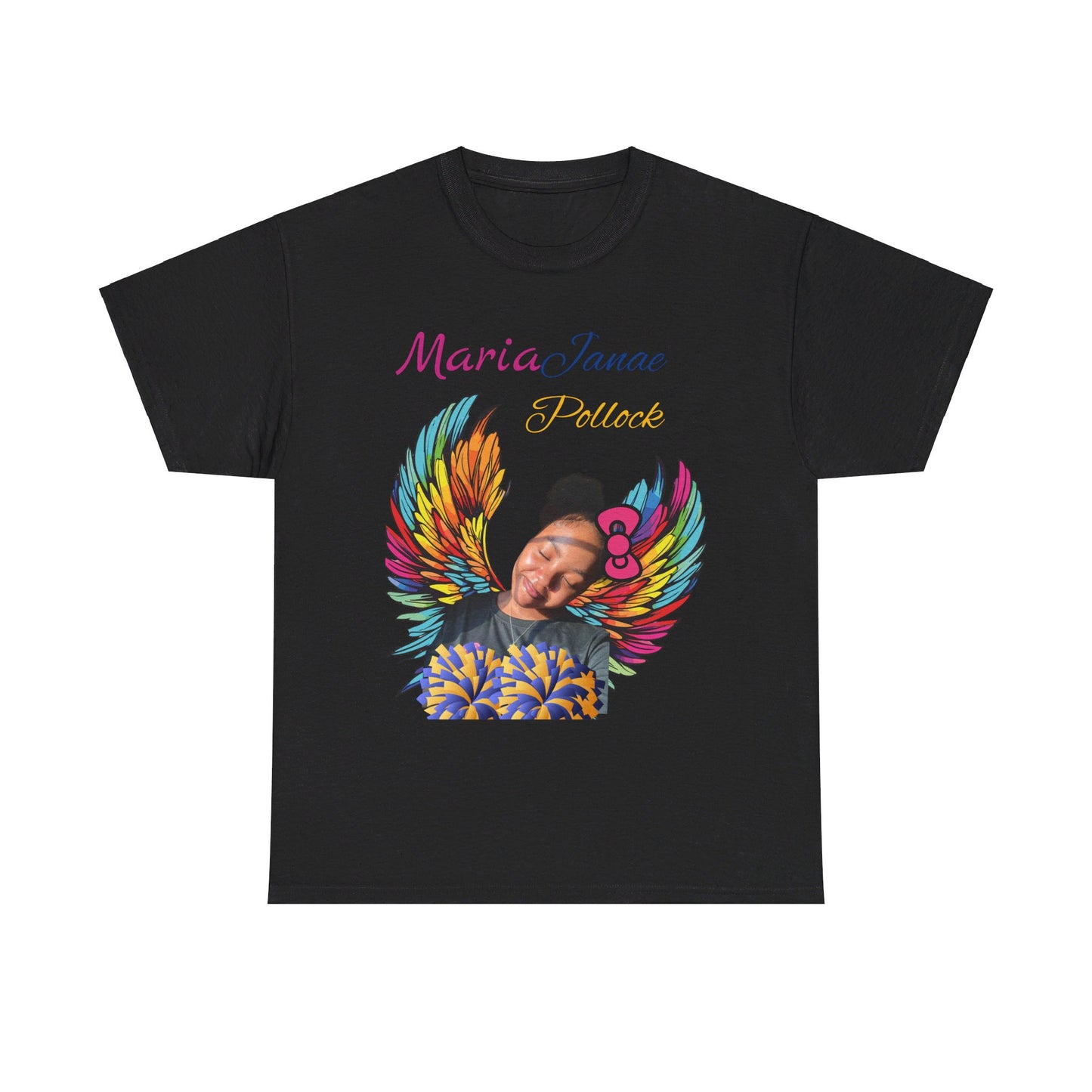 Big Brother  For my family in Honor of Maria Pollock Unisex Heavy Cotton Tee(back customizable for name)