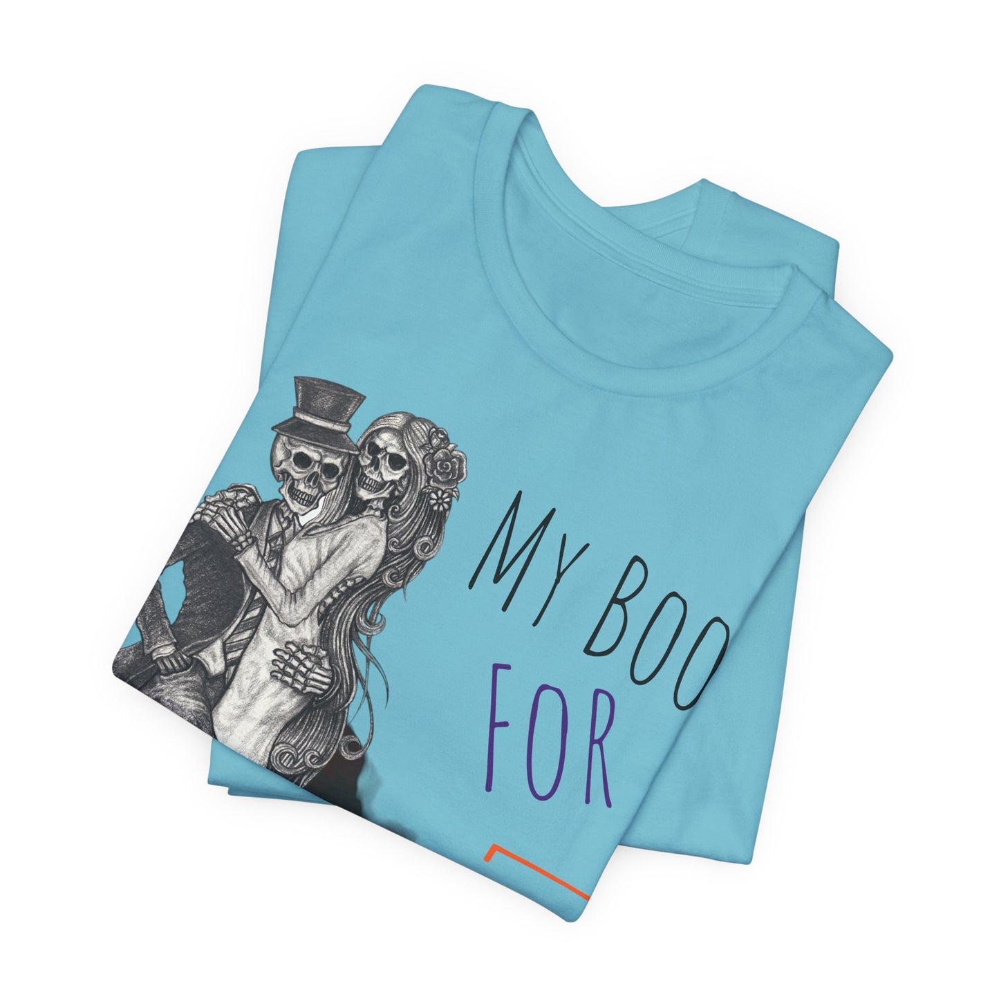 LCM23 My Boo For Life Halloween Unisex Jersey Short Sleeve Tee