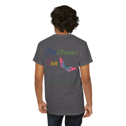 Big Brother  For my family in Honor of Maria Pollock Unisex Heavy Cotton Tee(back customizable for name)