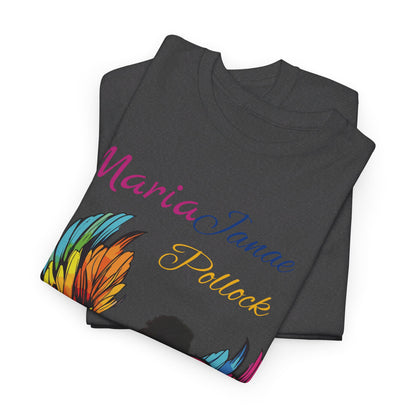 Aunt of an Angel For my family in Honor of Maria Pollock Unisex Heavy Cotton Tee(back customizable for name)