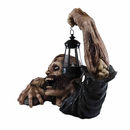 Halloween Ghost Festival Zombie Lantern Resin