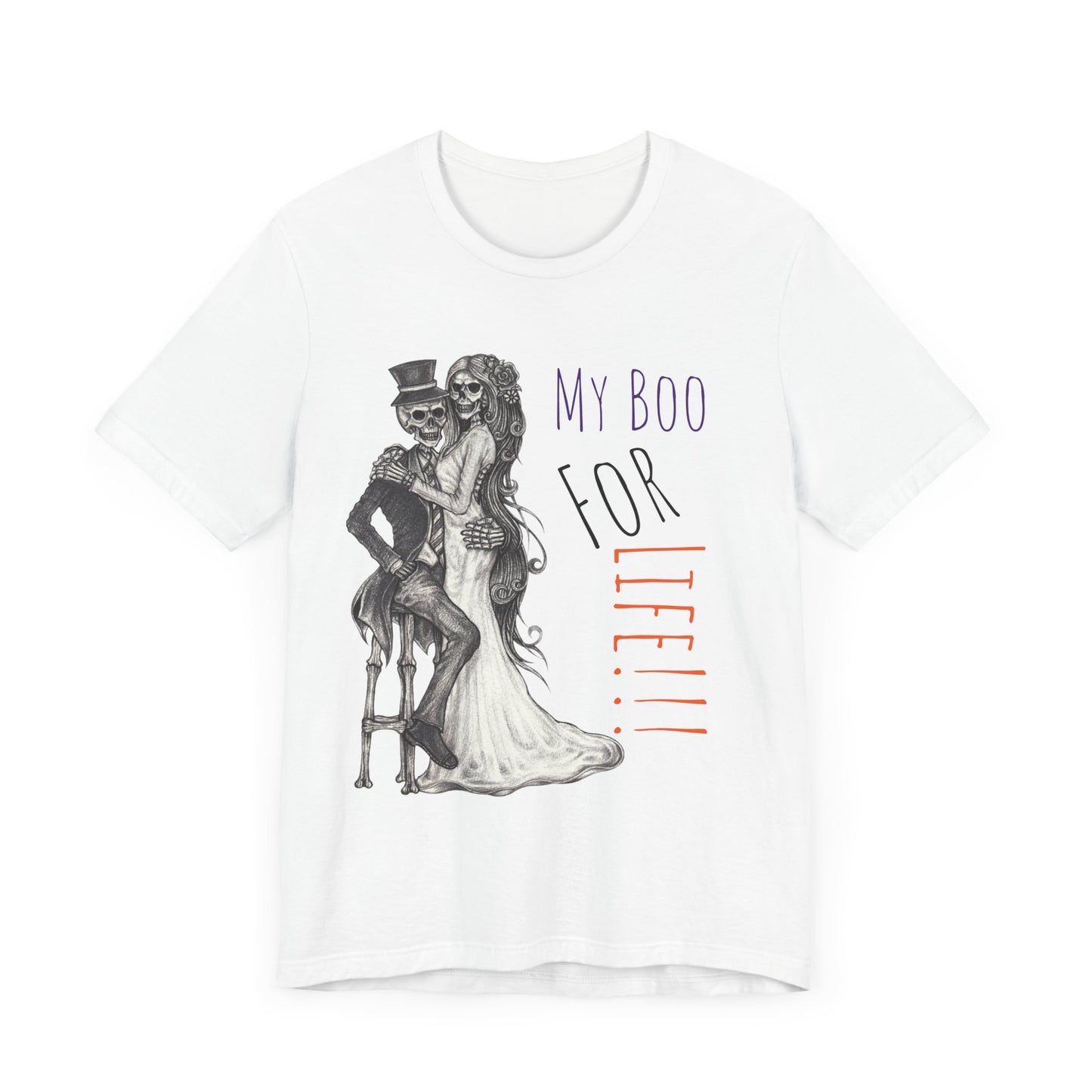 LCM23 My Boo For Life Halloween Unisex Jersey Short Sleeve Tee