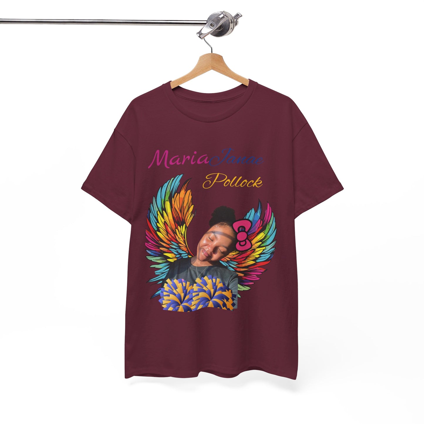 Big Brother  For my family in Honor of Maria Pollock Unisex Heavy Cotton Tee(back customizable for name)