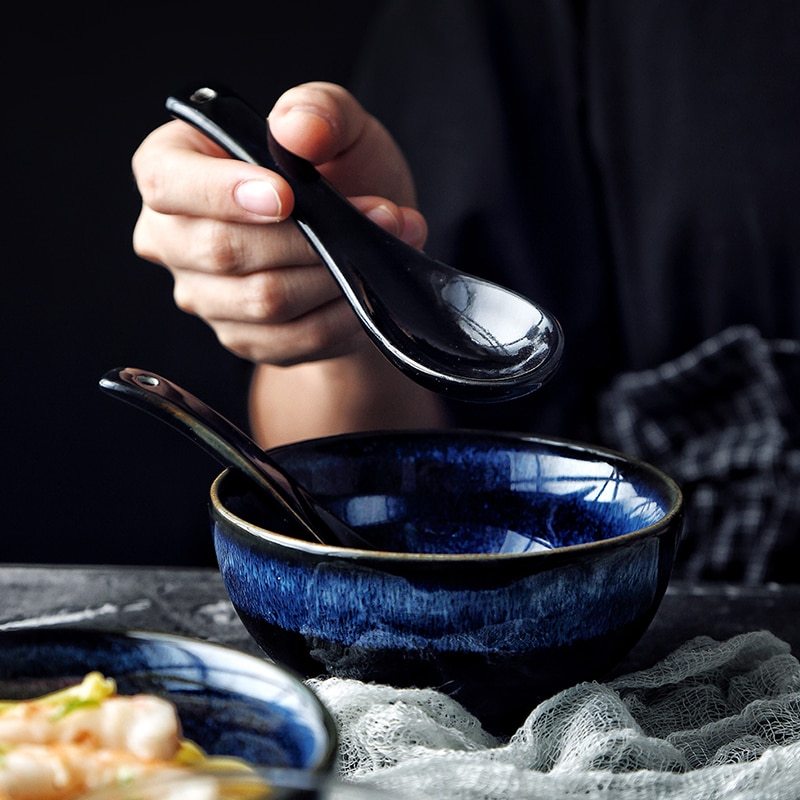 Ceramic noodle/ramen bowl