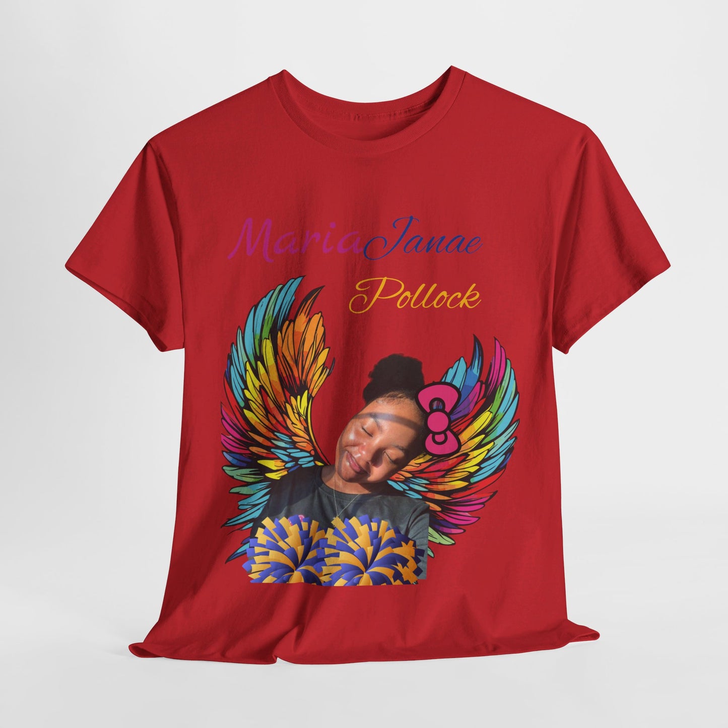 Big Brother  For my family in Honor of Maria Pollock Unisex Heavy Cotton Tee(back customizable for name)