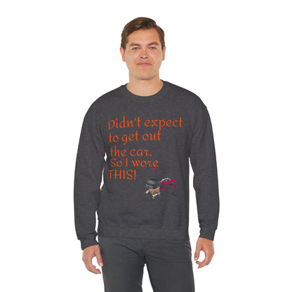 LCM23 I Didn't Expect to get out the car Unisex Heavy Blend™ Crewneck Sweatshirt