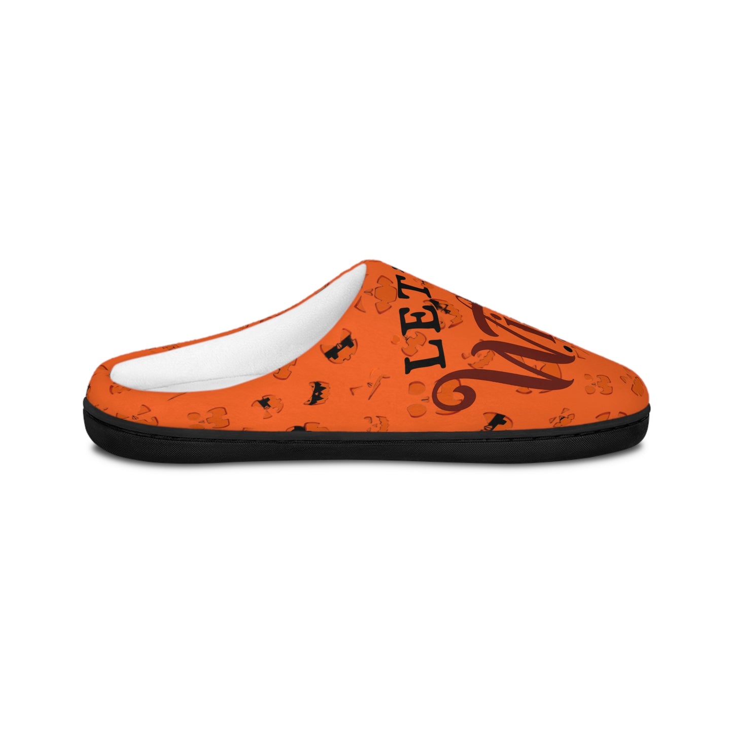 LCM23 Let's Get Wicked Halloween Men's Indoor Slippers