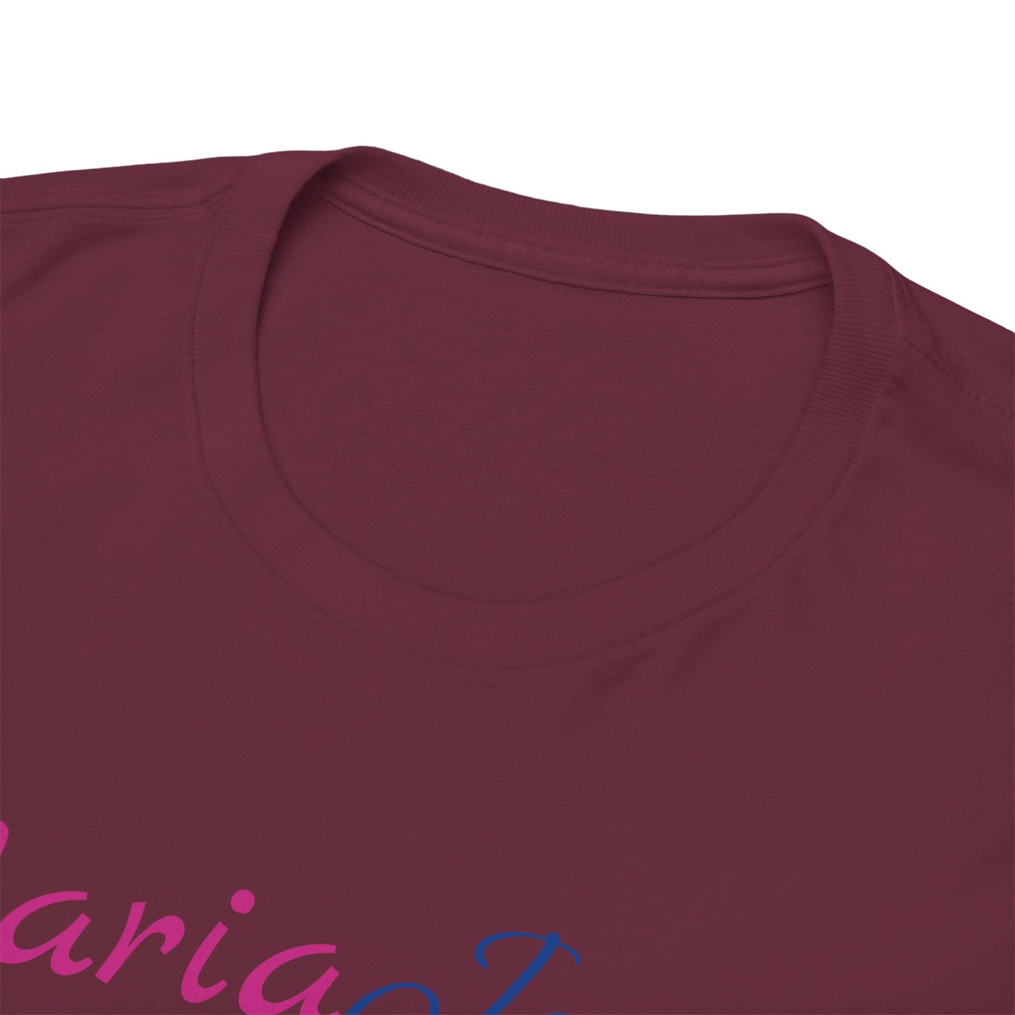 For my family in Honor of Maria Pollock Unisex Heavy Cotton Tee(back customizable for name)