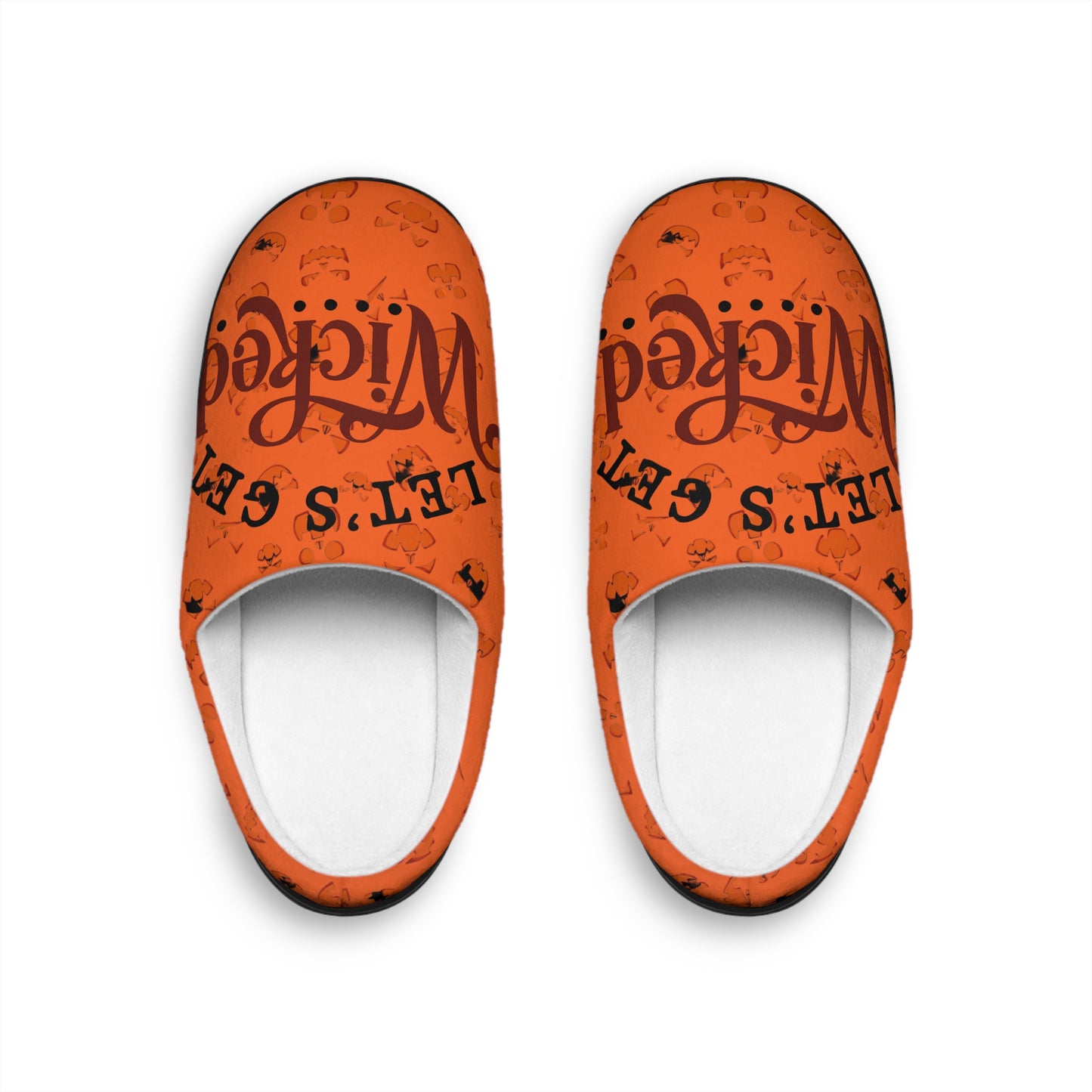 LCM23 Let's Get Wicked Halloween Men's Indoor Slippers