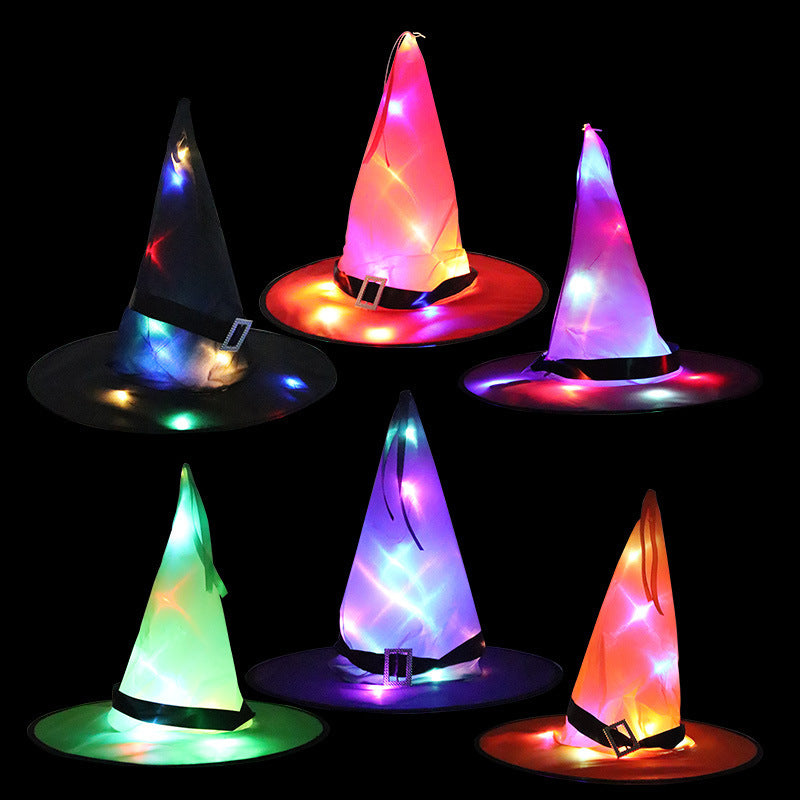 Halloween Decoration Witch Hat LED Lights