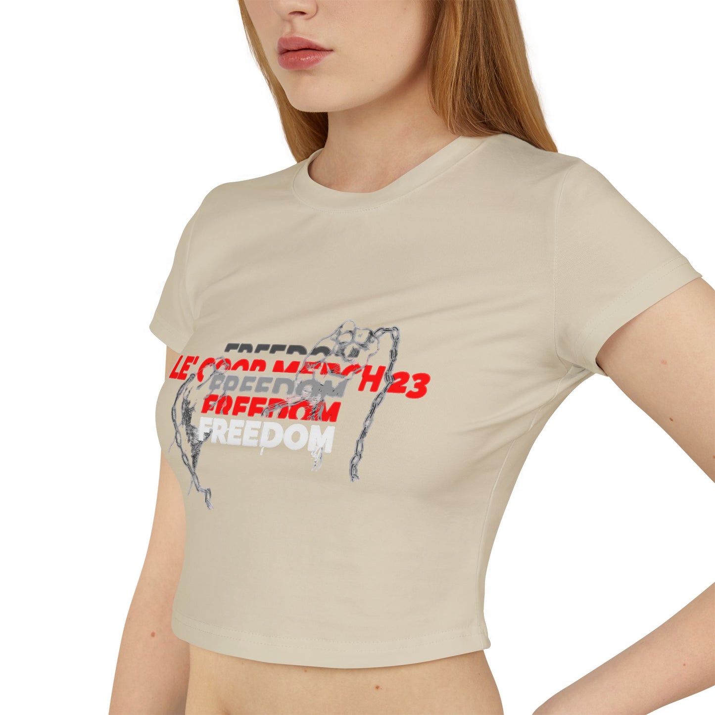 LCM23 Freedom Women's Baby Tee